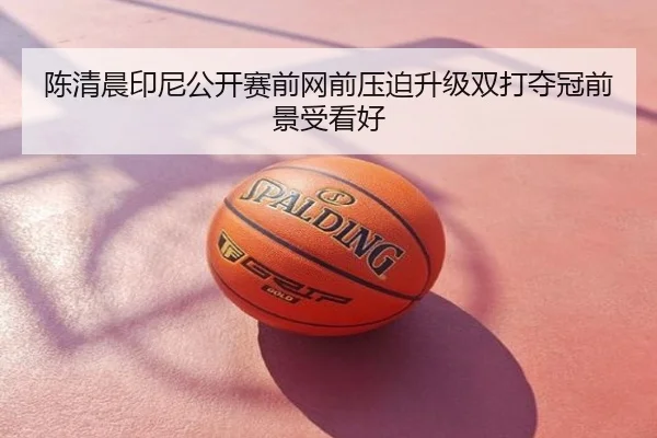 陈清晨印尼公开赛前网前压迫升级双打夺冠前景受看好